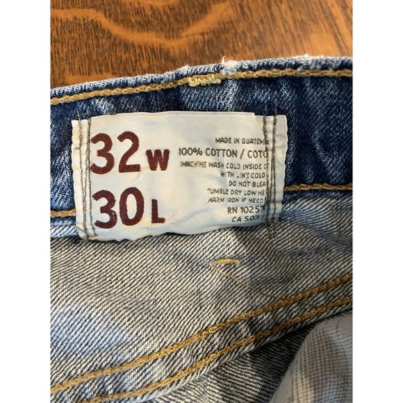 Vintage Hollister Jeans Mens 32x30 Denim Boomer Low Rise Slim Noot Cut Y2K - Picture 12 of 13